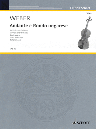 Book cover for Andante and Rondo Ungarese