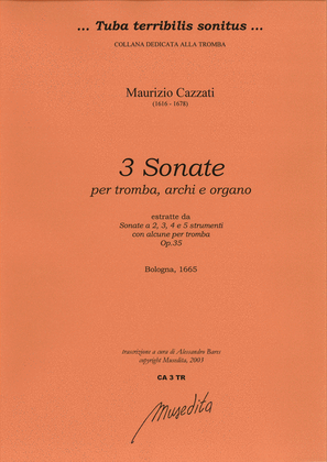 3 Sonate per tromba, archi e b.c. (Bologna, 1665)