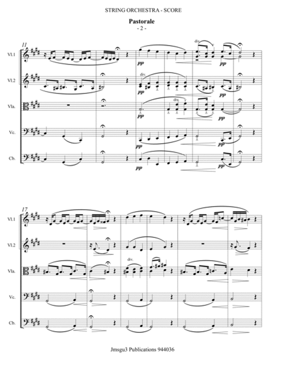 Franck: Pastorale Op. 19 for String Orchestra image number null