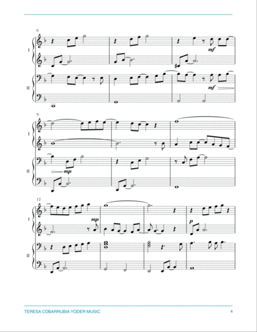 Mary, Did You Know? Easy Piano scores gallery preview page 4