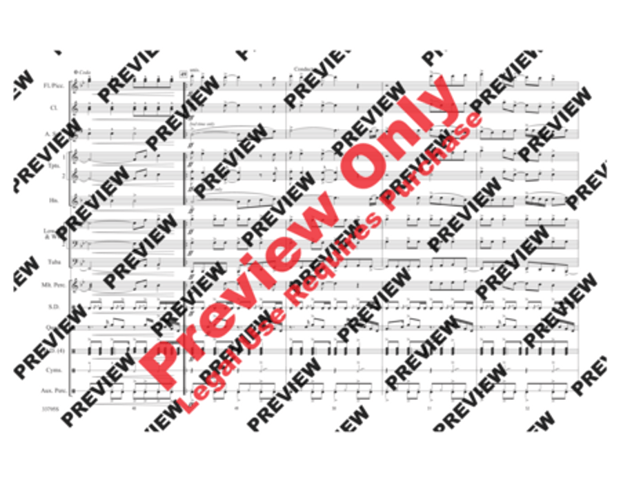 Don't Stop Believin' Marching Band scores gallery preview page 9