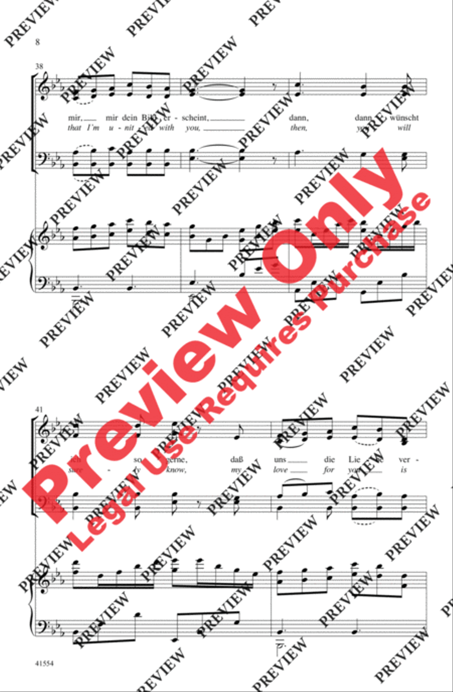 Du, Du Liegst Mir im Herzen 4-Part scores gallery preview page 8