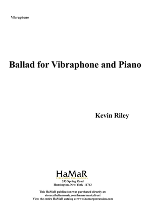 Ballad for Vibraphone & Piano
