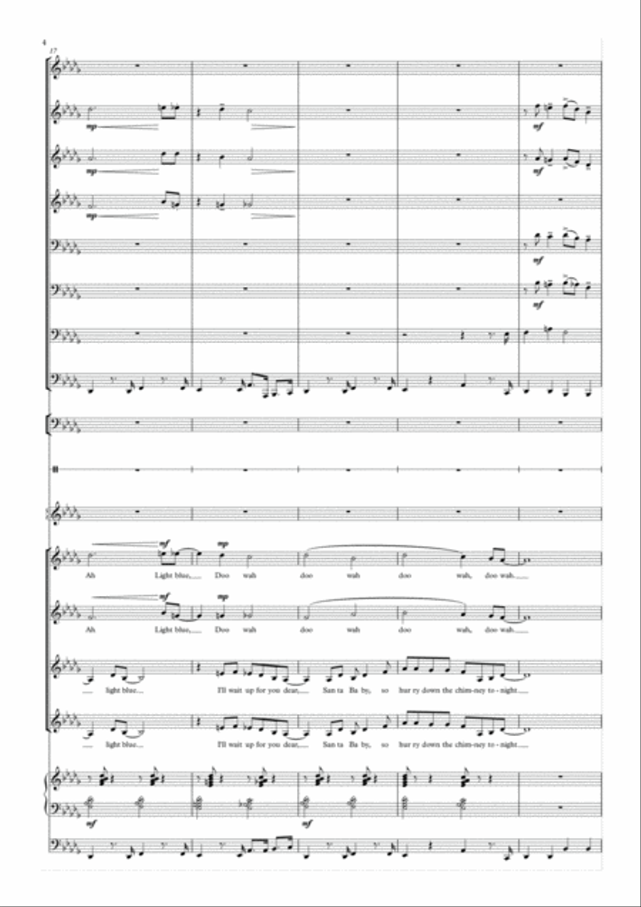 Santa Baby SSA scores gallery preview page 6