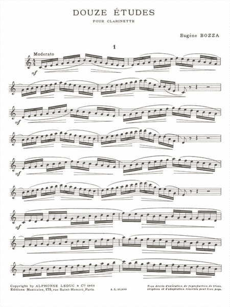 Twelve Studies (clarinet)