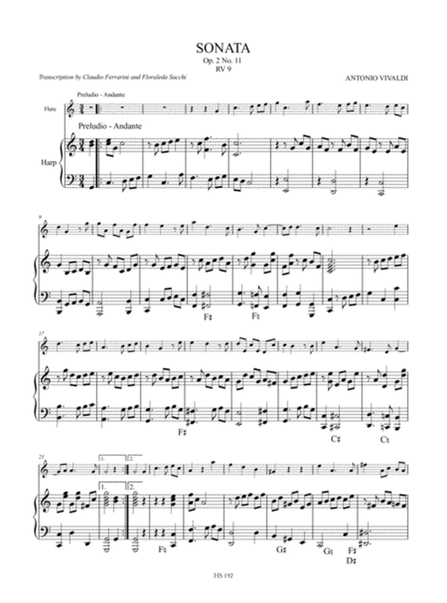2 Sonatas (RV 9 - RV 40) for Flute and Harp