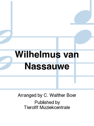 Wilhelmus Van Nassouwe