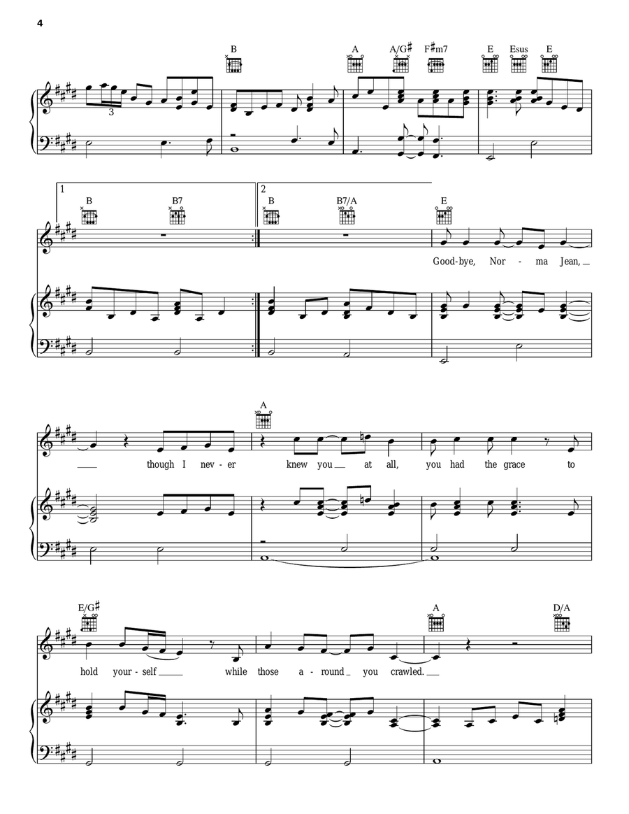 Candle In The Wind Candle In The Wind Acoustic Guitar scores gallery preview page 4