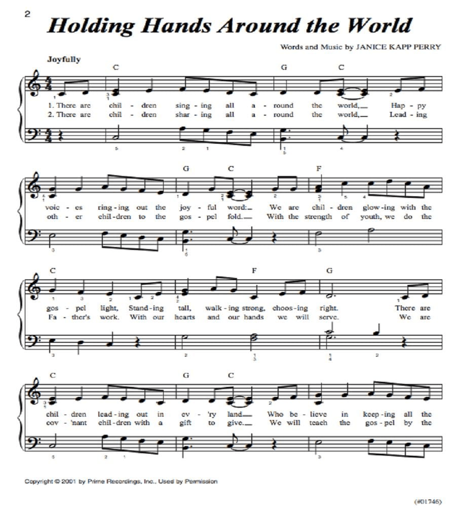 Mormon Kids Bignote Easy Piano scores gallery preview page 2
