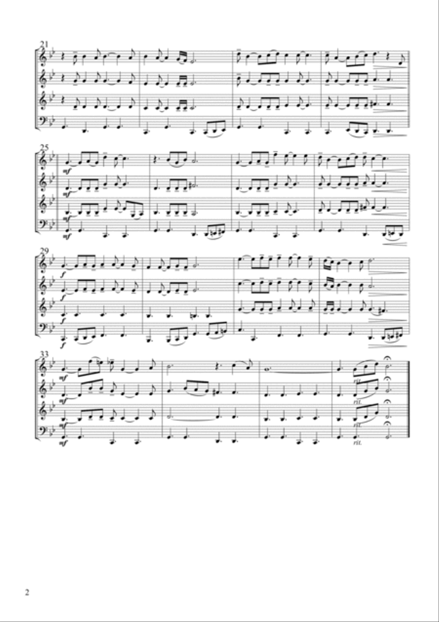 Greenfields Greenfields Brass Quartet scores gallery preview page 3
