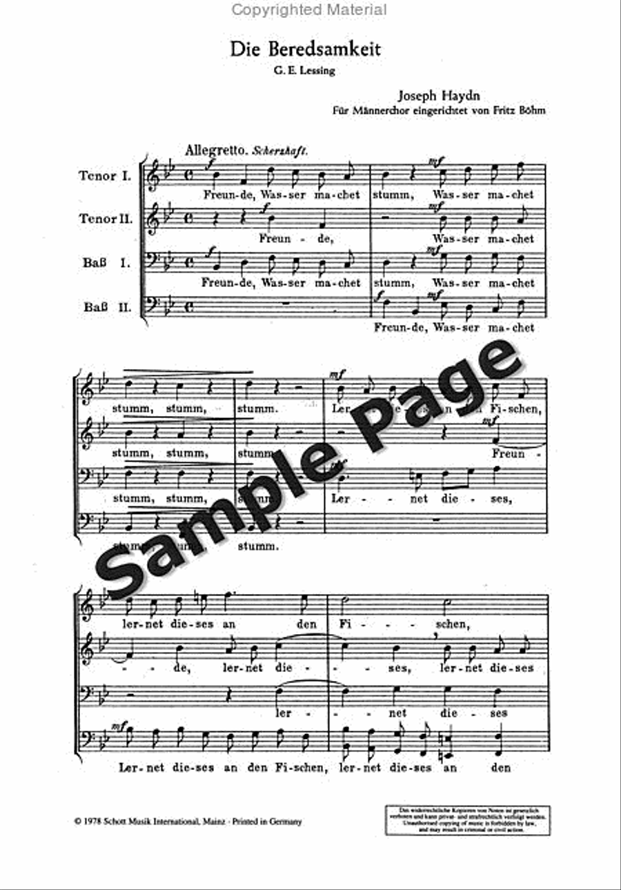 Beredsamkeit Beredsamkeit TTBB scores gallery preview page 2