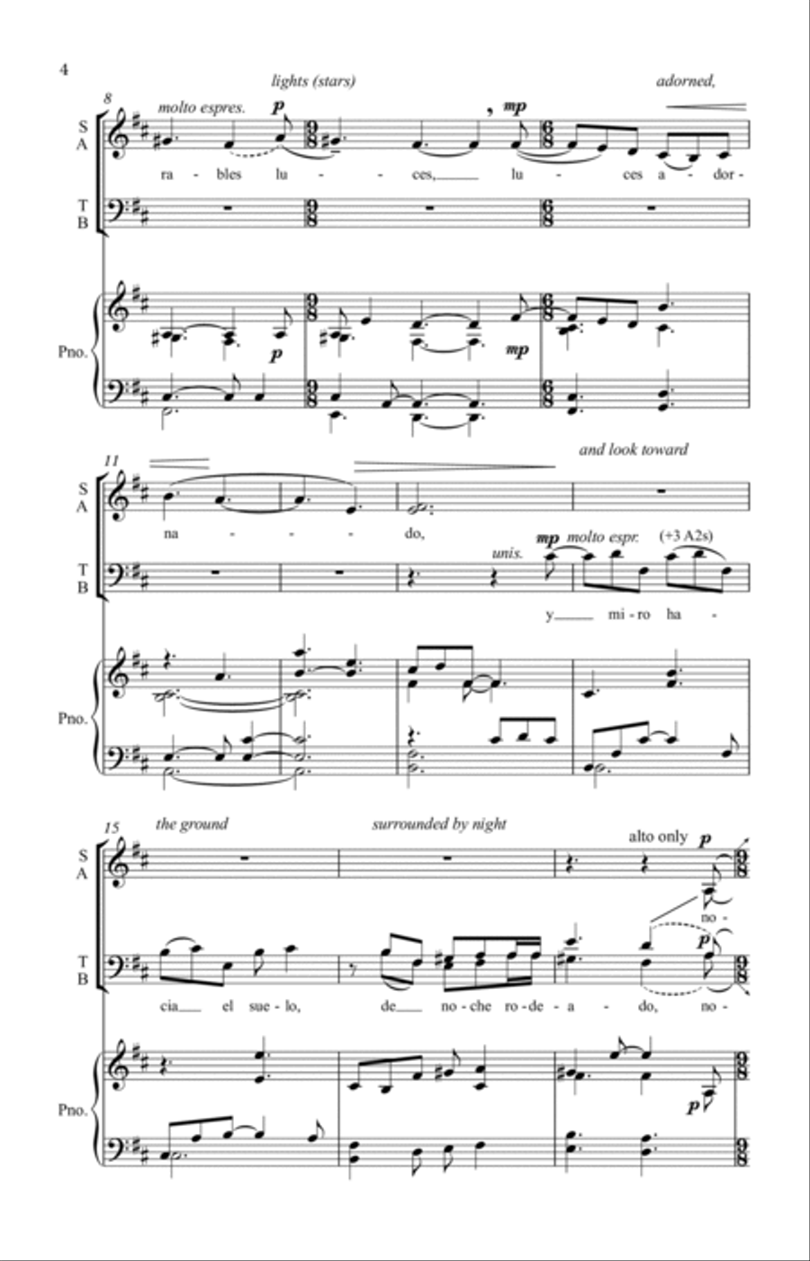 Noche Serena 4-Part scores gallery preview page 8