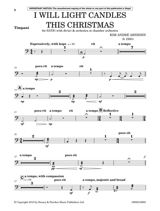 I Will Light Candles This Christmas (Full Orchestration) - Timpani