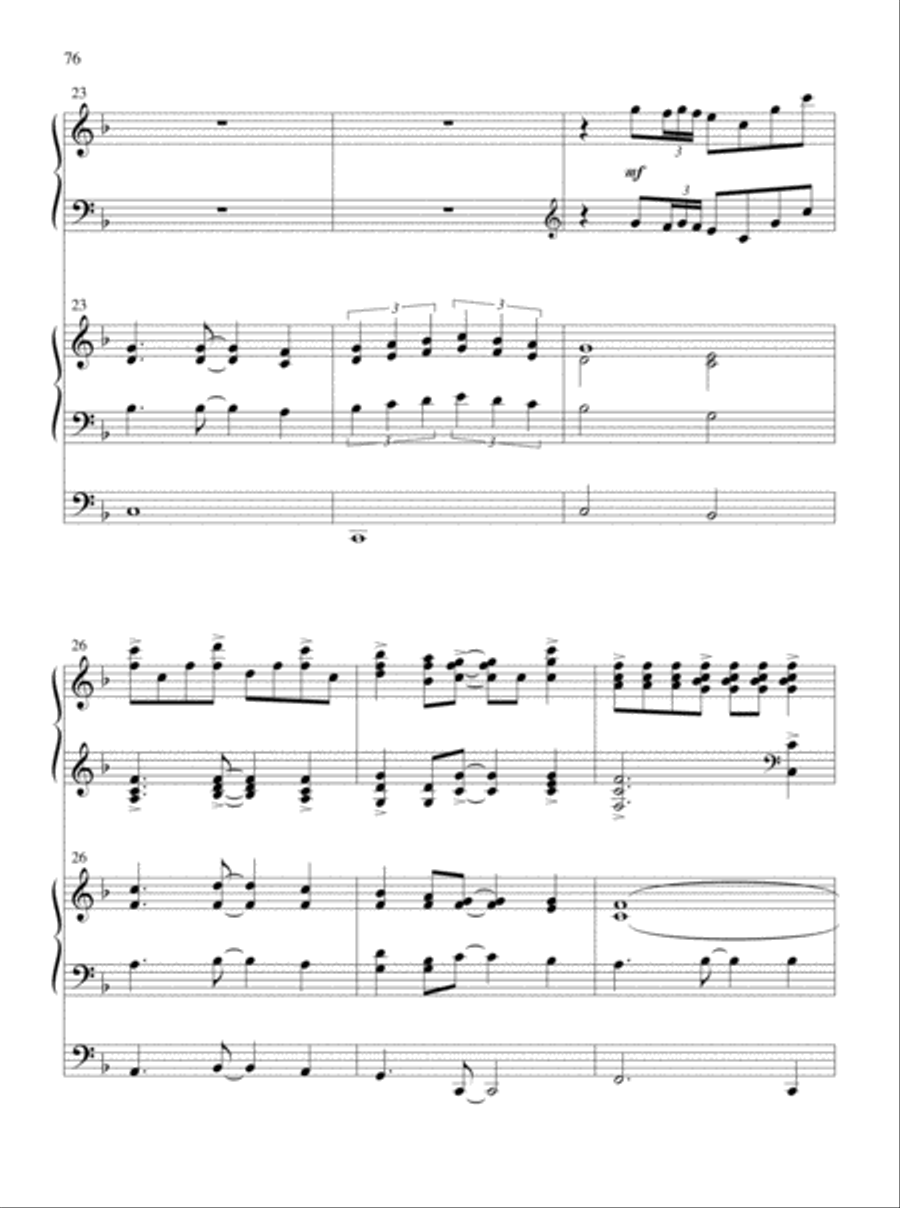 Glory and Honor, Praise and Adoration! Organ scores gallery preview page 42