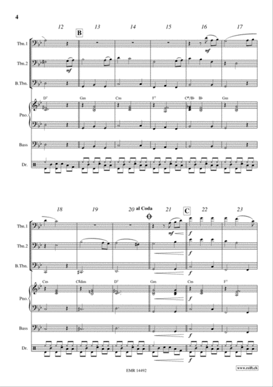 Santa Barbara Trombone Trio scores gallery preview page 4