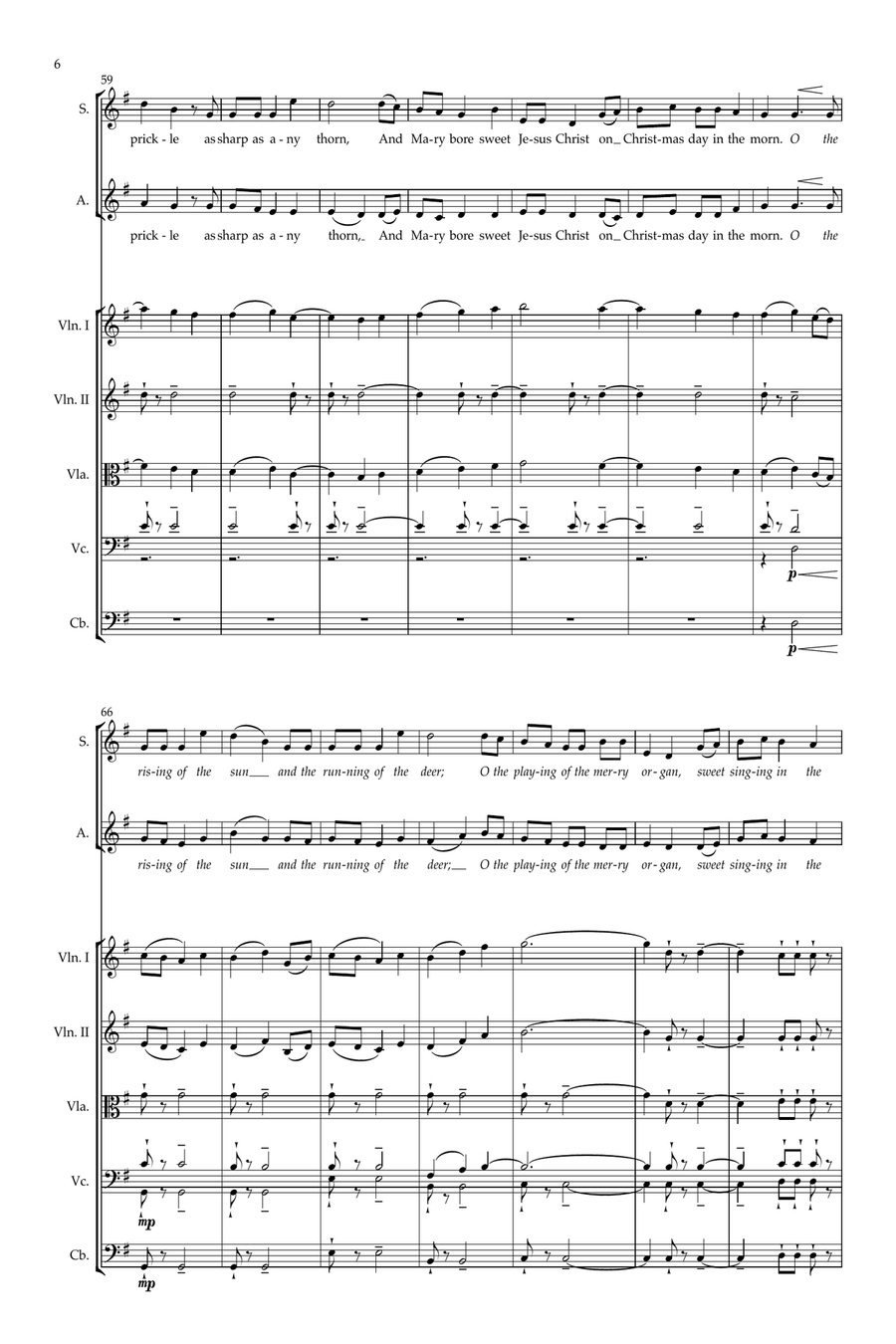 The Holly And The Ivy The Holly And The Ivy Choir scores gallery preview page 6