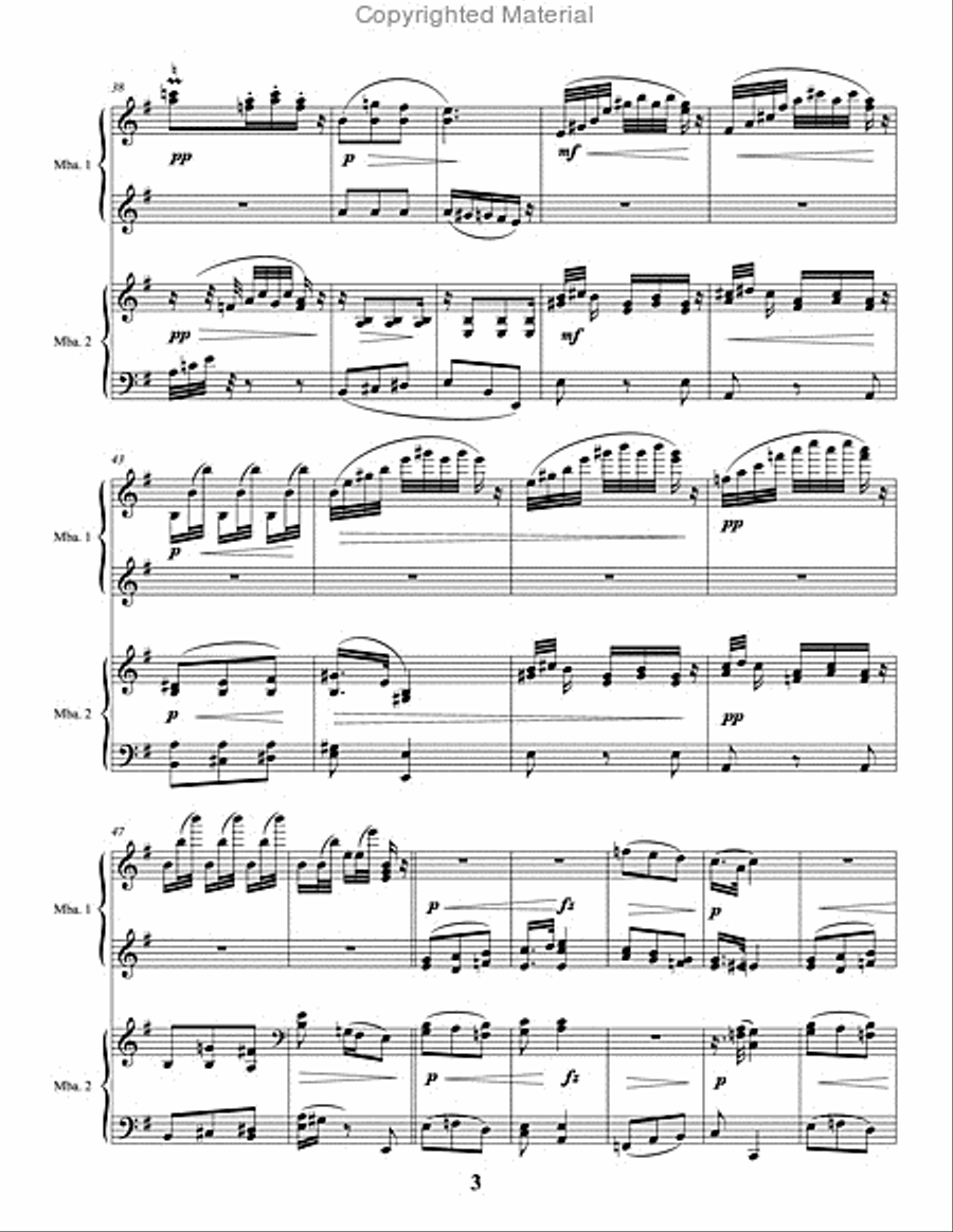 Slavonic Dance, Op. 72, No. 2 (score & parts) Percussion Ensemble scores gallery preview page 4