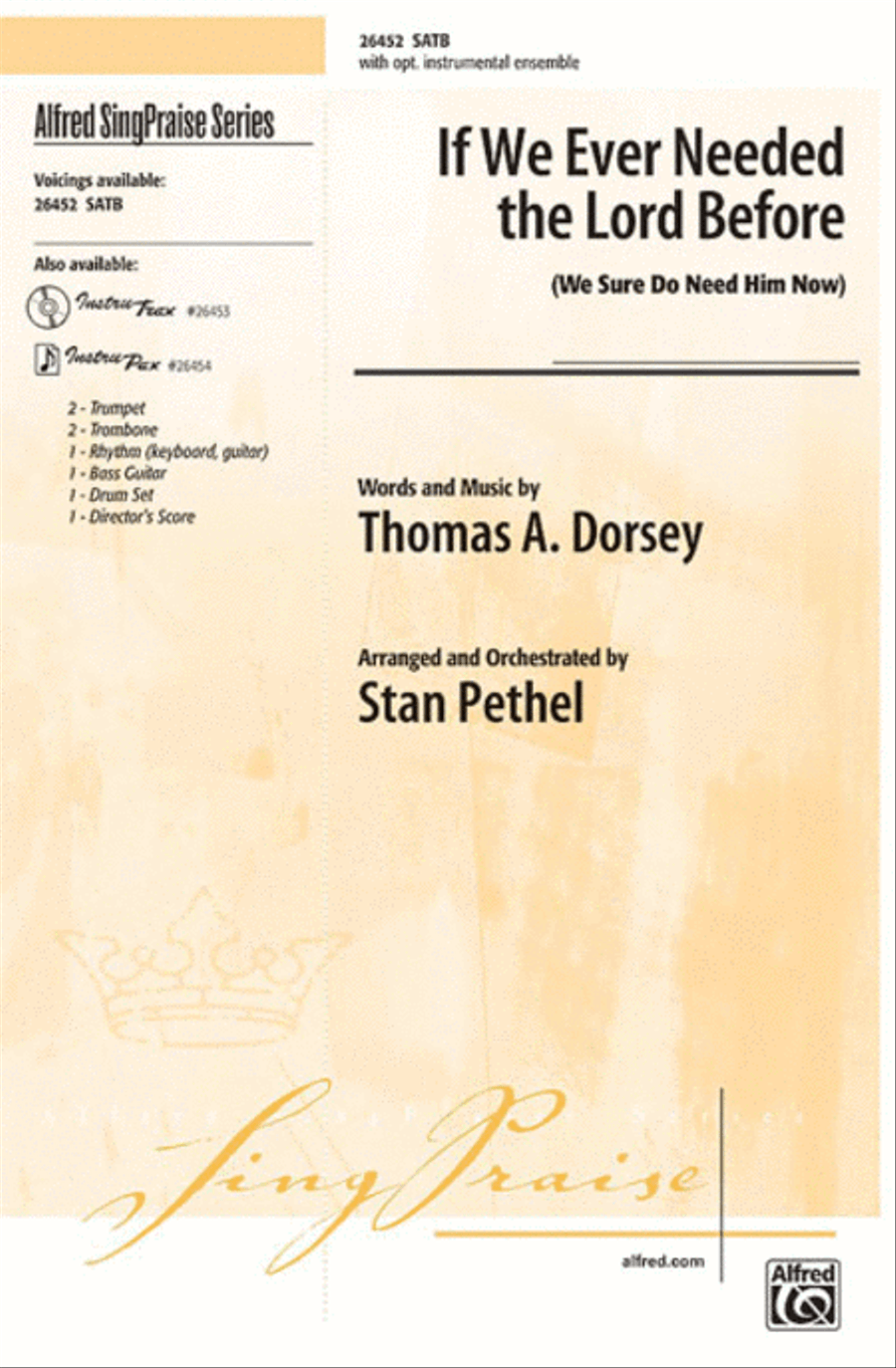 If We Ever Needed the Lord Before (We Sure Do Need Him Now) 4-Part scores gallery preview page 1