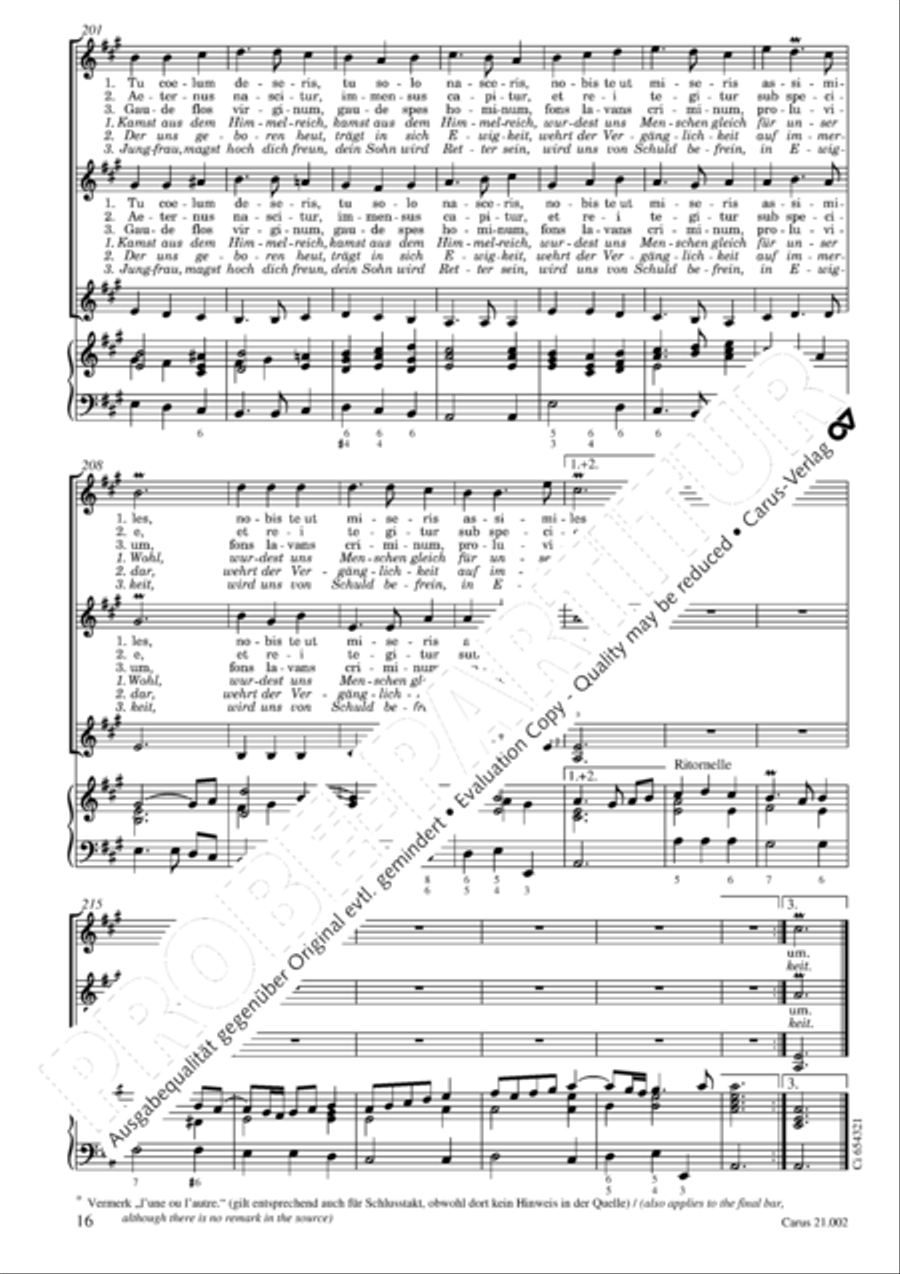 In nativitate Domini nostri Jesu Christi canticum SSA scores gallery preview page 13