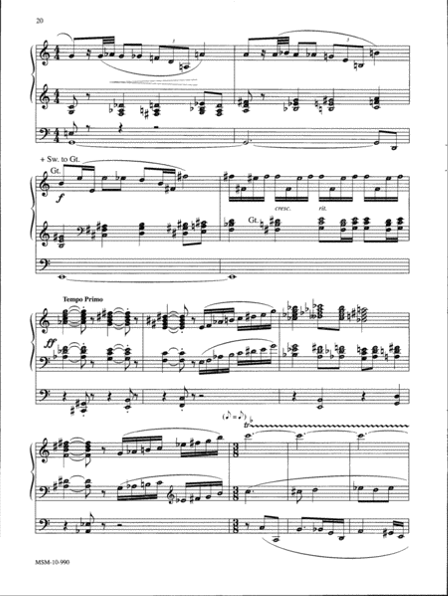 Marilyn Mason Music Library, Volume 1 Organ scores gallery preview page 8
