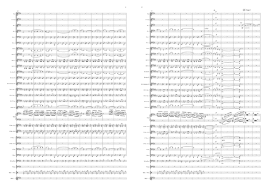 Concerto In C For Piano And Symphonic Wind Orch. Concert Band scores gallery preview page 10