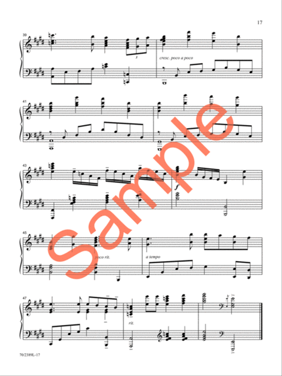 The Rugged Cross, the Empty Tomb Piano Solo scores gallery preview page 14