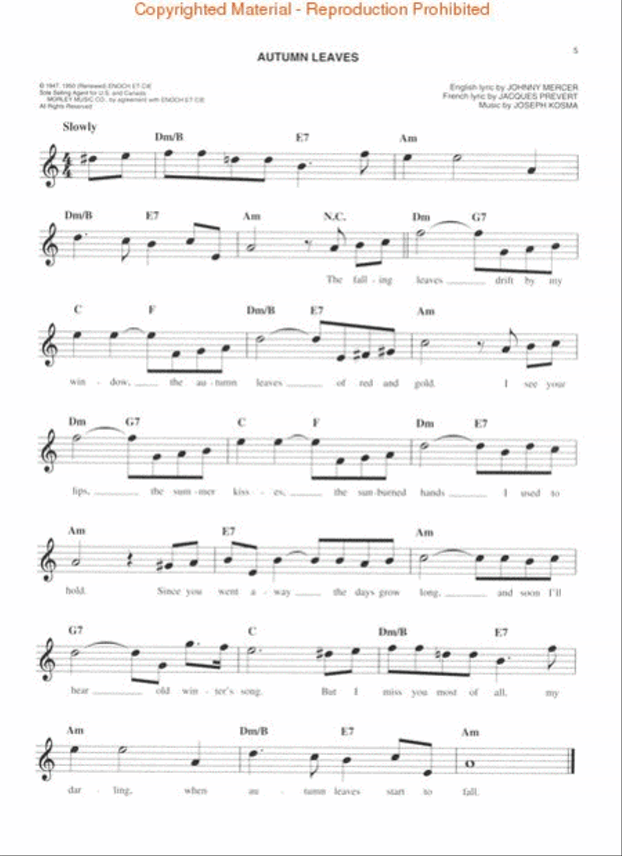 The Easy Fifties Fake Book Piano scores gallery preview page 2