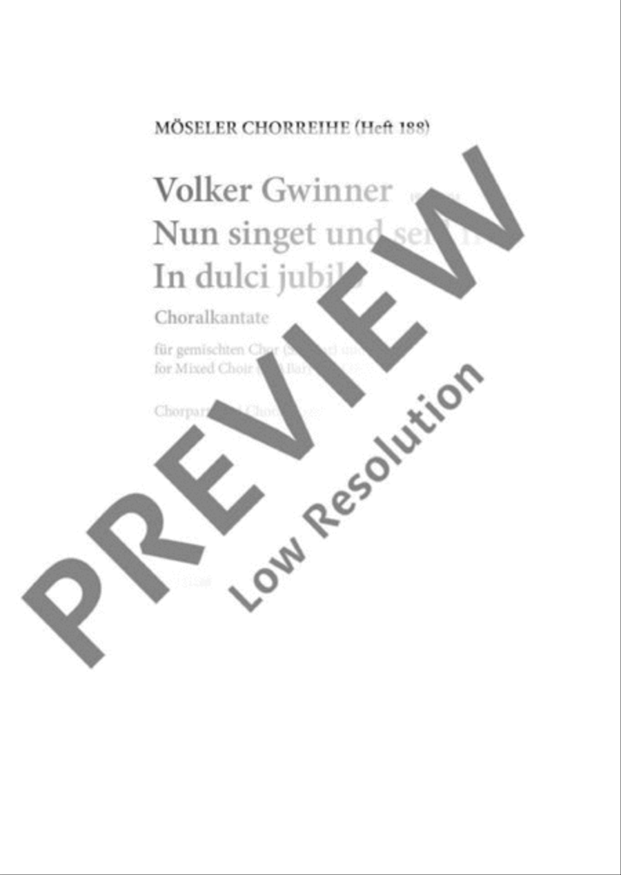 In dulci jubilo / Nun singet und seid froh Mixed Choir scores gallery preview page 2
