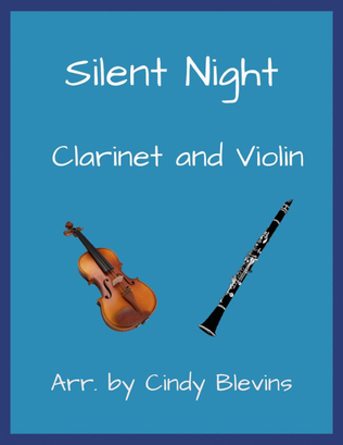 Book cover for Silent Night, Clarinet and Violin