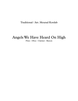 Angels We Have Heard On High (Woodwind Quartet)