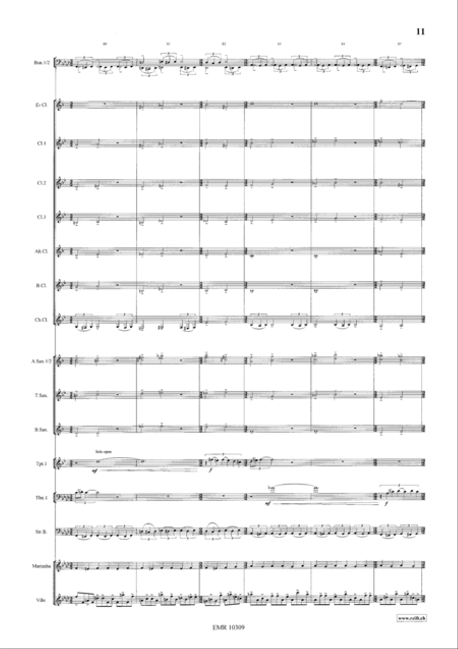 Ground Concert Band scores gallery preview page 13
