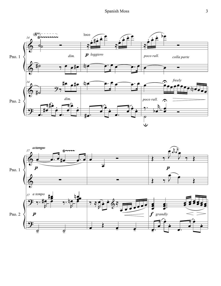 Spanish Moss Score and Parts scores gallery preview page 3