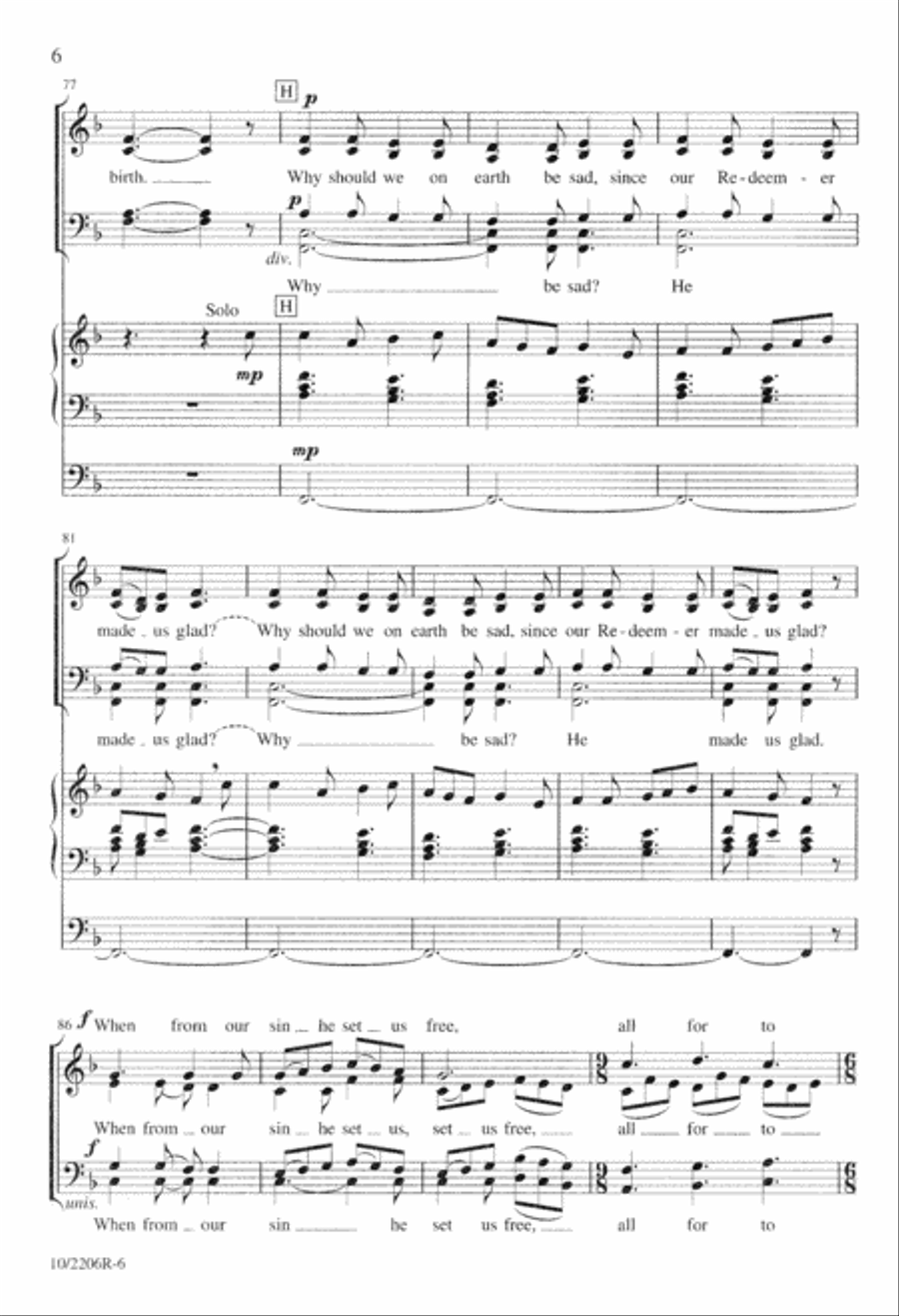 Sussex Carol Divisi scores gallery preview page 6