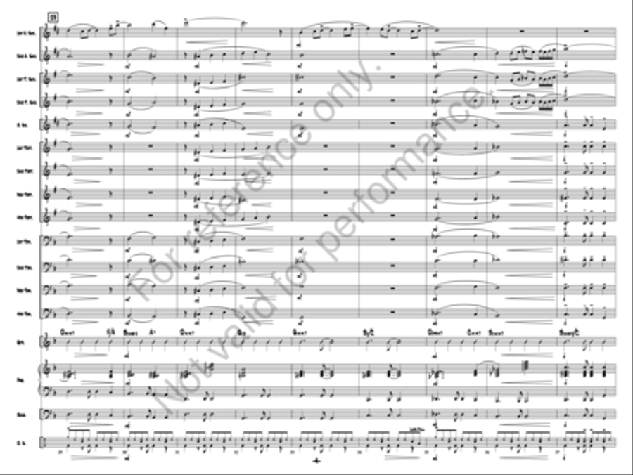 Autumn Afternoon Jazz Ensemble scores gallery preview page 5