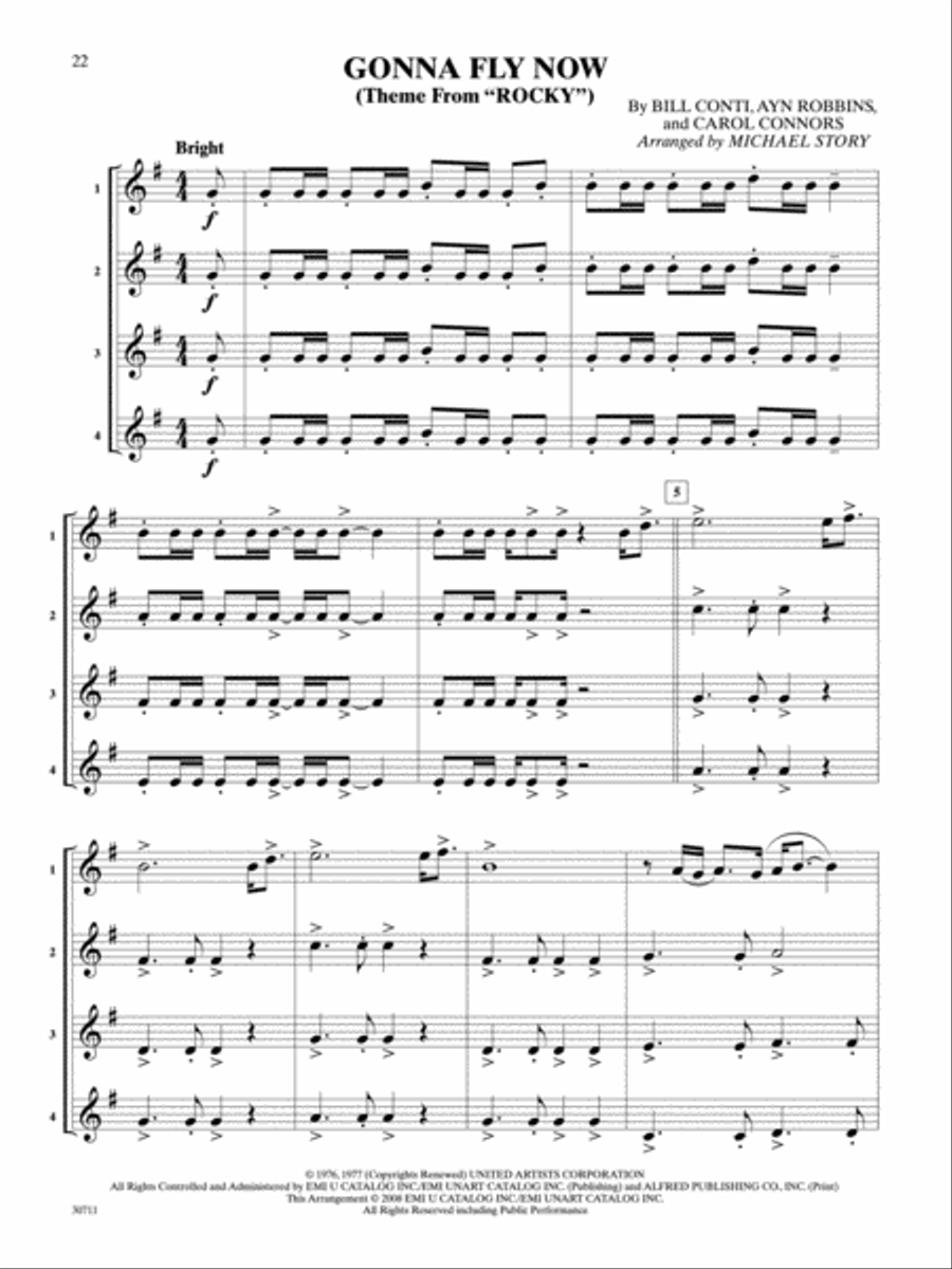 Pop Quartets for All Small Ensemble scores gallery preview page 3