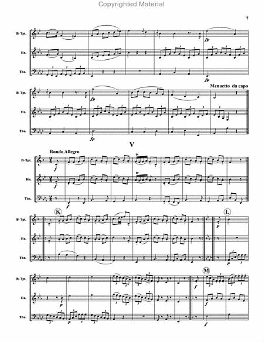Divertimento I Divertimento I Brass Trio scores gallery preview page 4