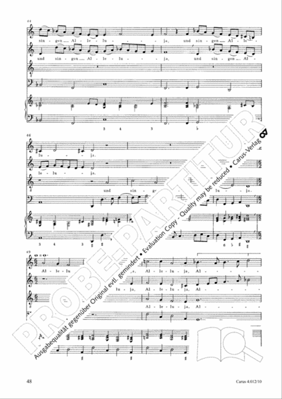 Opella Nova I. Teil 1618 Opella Nova I. Teil 1618 Collection / Songbook scores gallery preview page 49