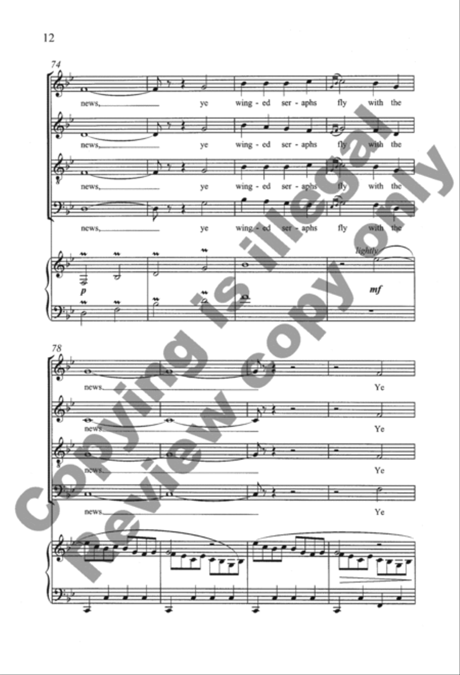 Appalachian Carols: 1. Wondrous Love 4-Part scores gallery preview page 31