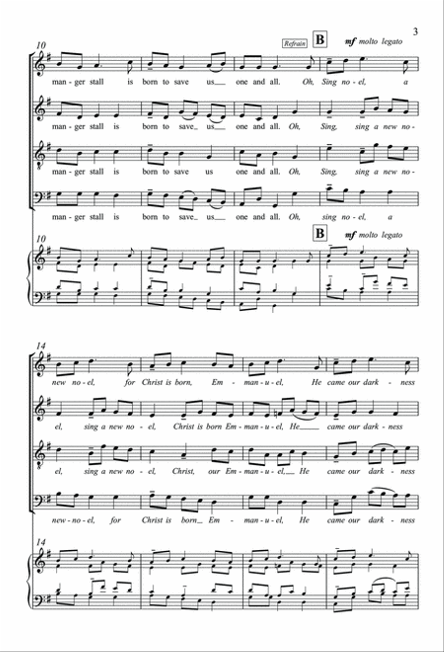 A New Noel A New Noel 4-Part scores gallery preview page 3