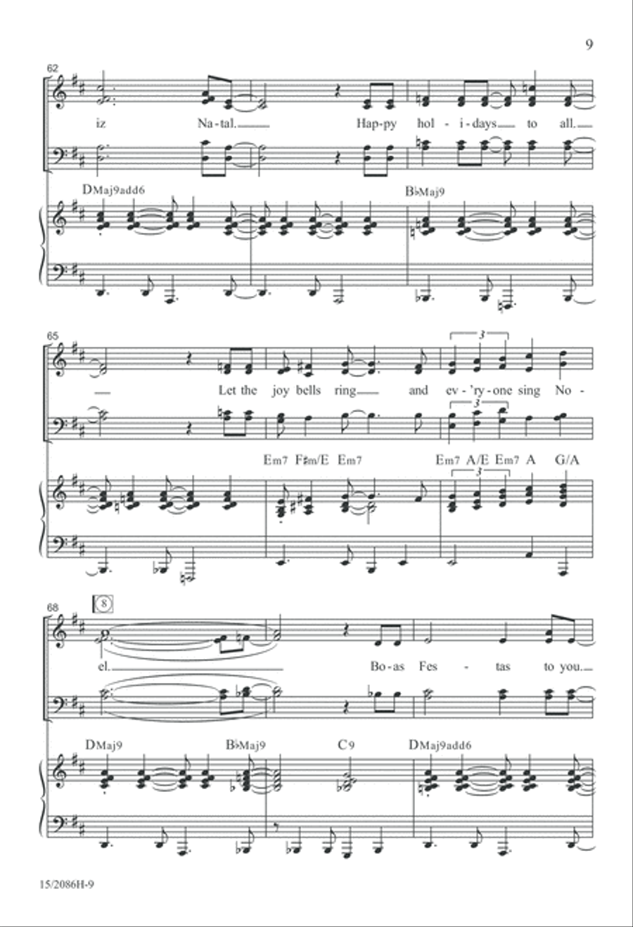 Brazilian Noel Brazilian Noel 4-Part scores gallery preview page 9