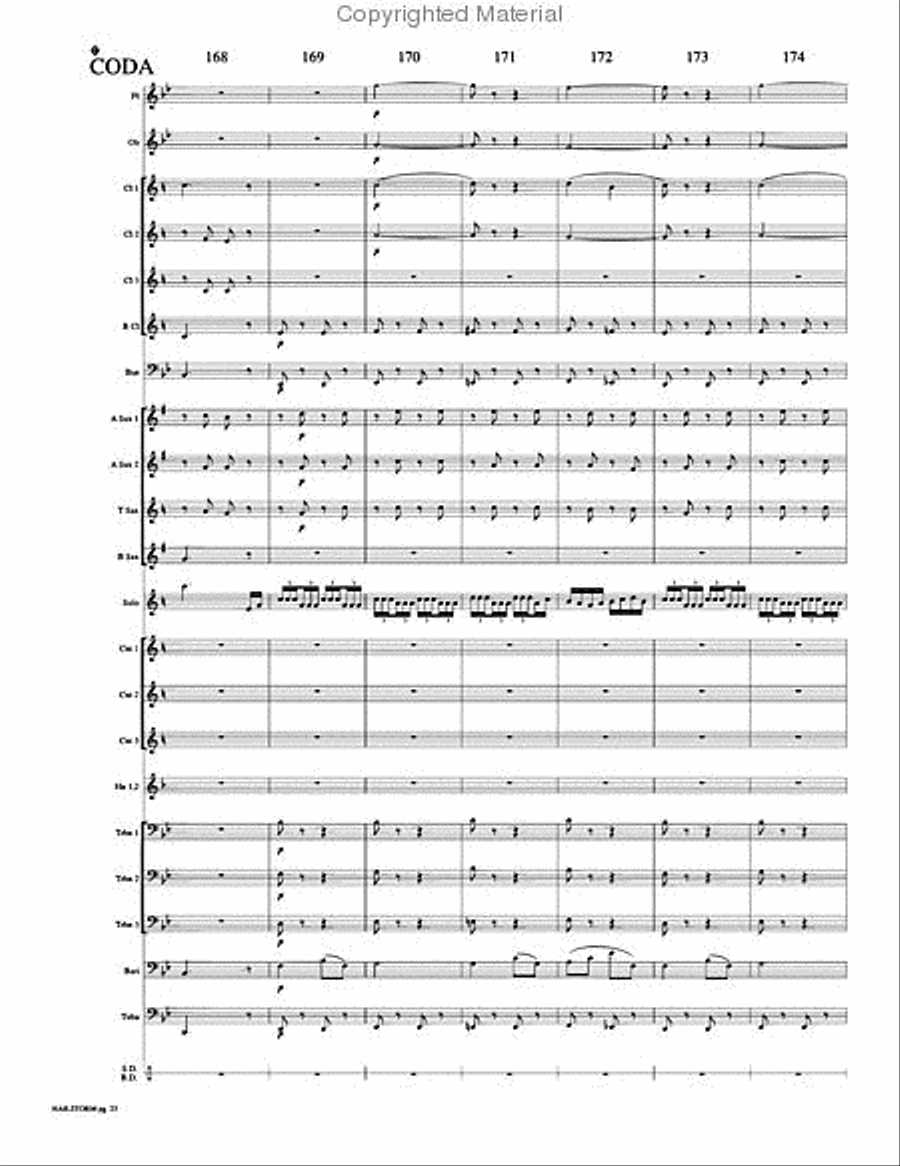 Hailstorm Hailstorm Concert Band scores gallery preview page 28