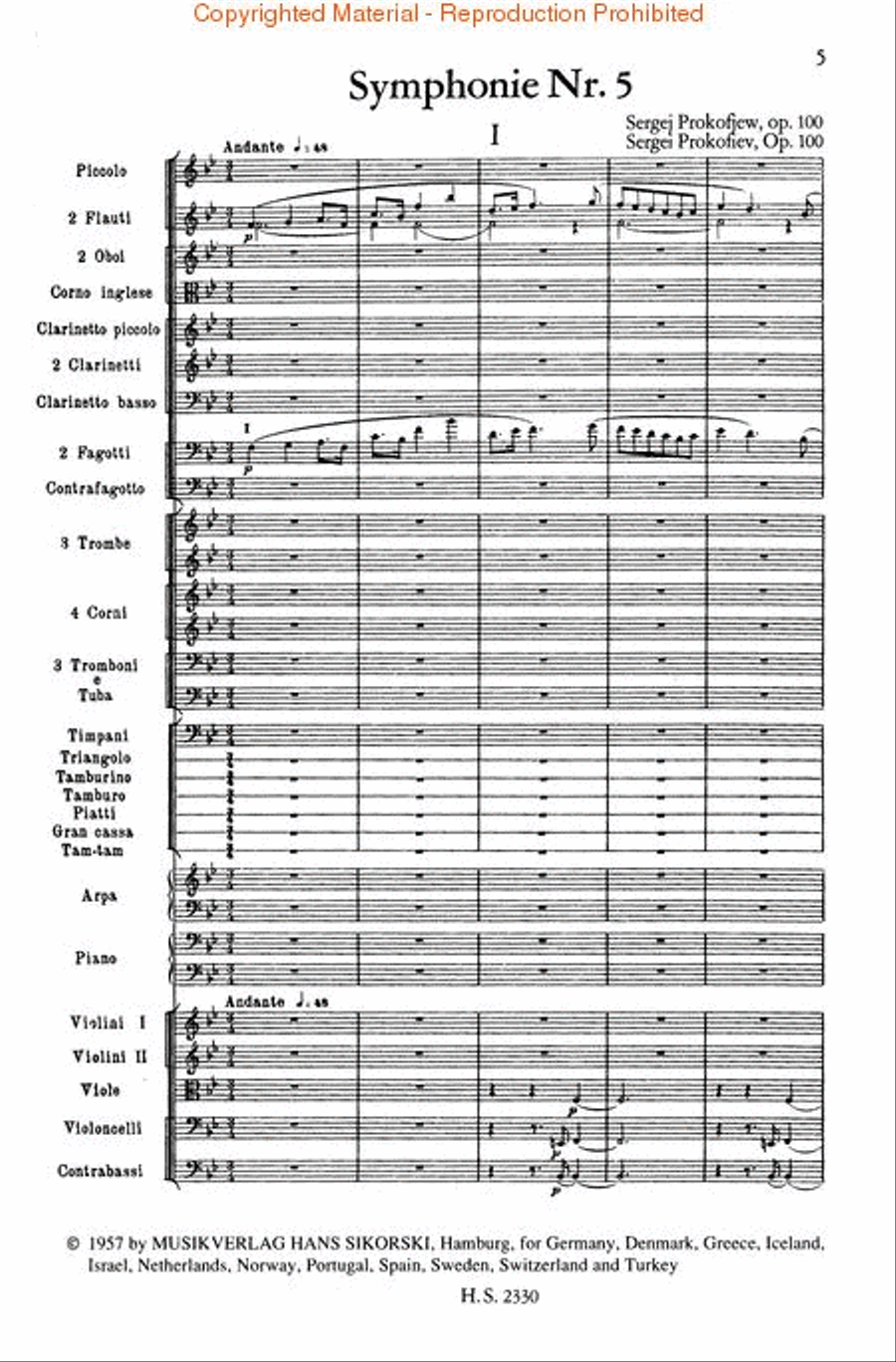 Prokofiev 5 new arrivals tuba