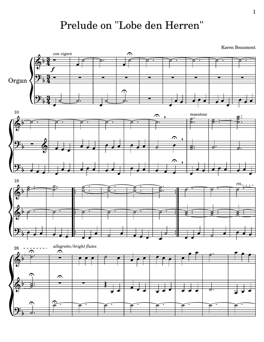 Prelude, Interlude, and Postlude on 