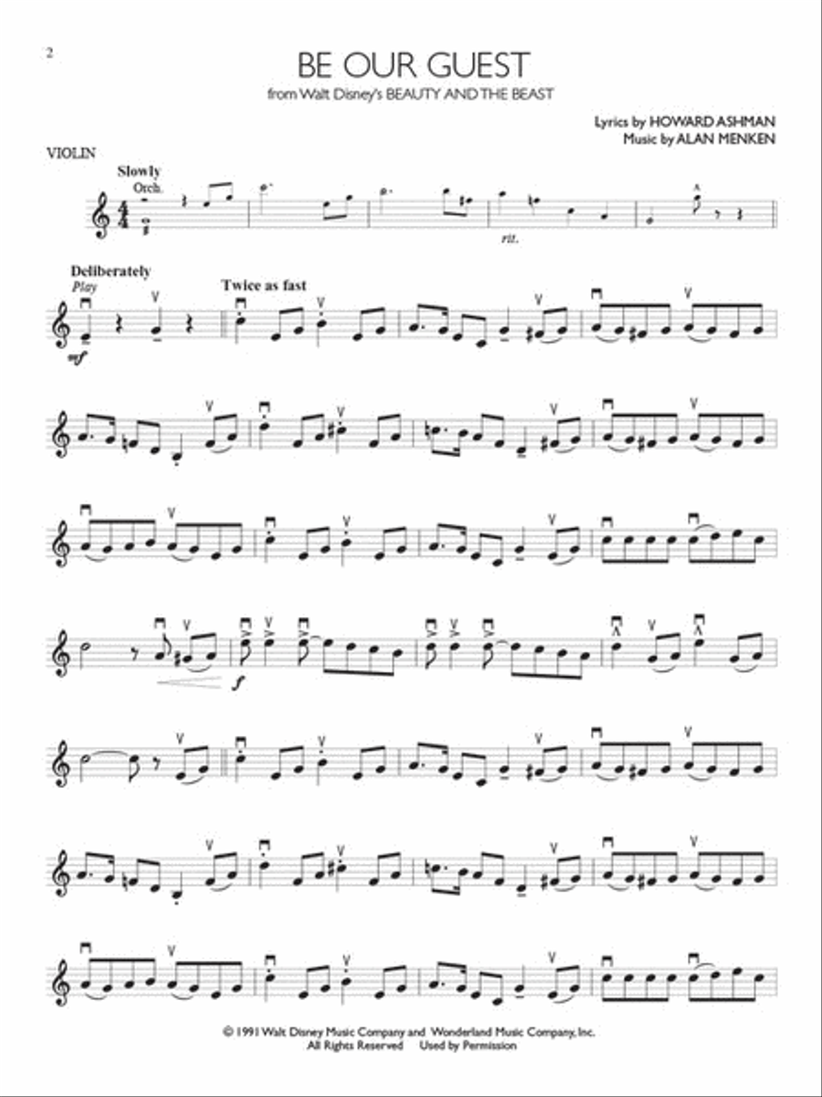 Disney Solos for Violin