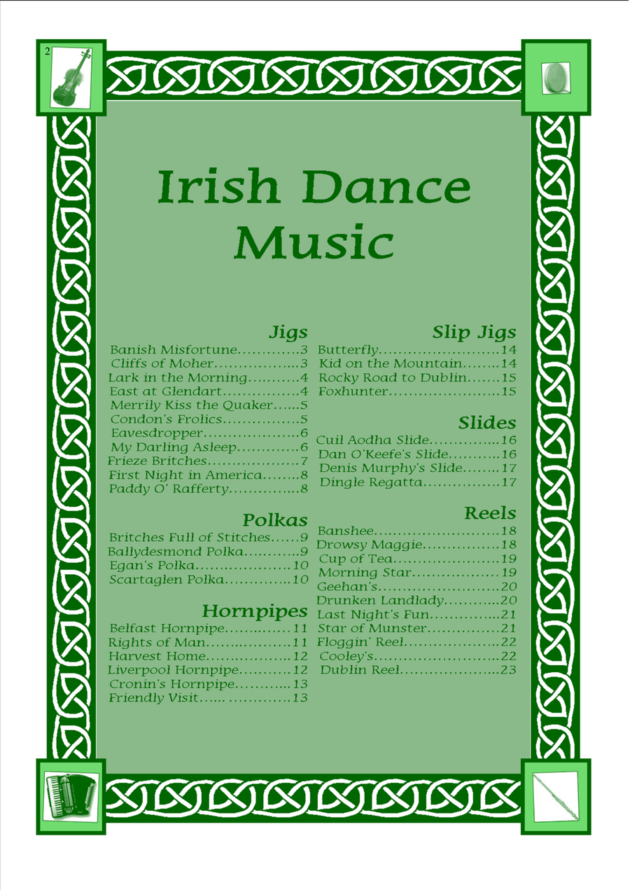 Irish Dance Music Vol.1 for Viola; 40 Jigs, Reels, Hornpipes and more.... Viola Solo scores gallery preview page 2