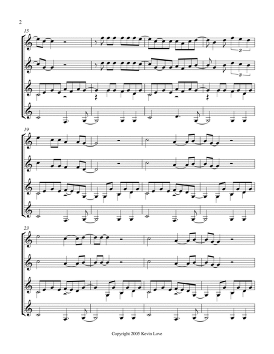 La Bomba (Guitar Quartet) - Score and Parts image number null