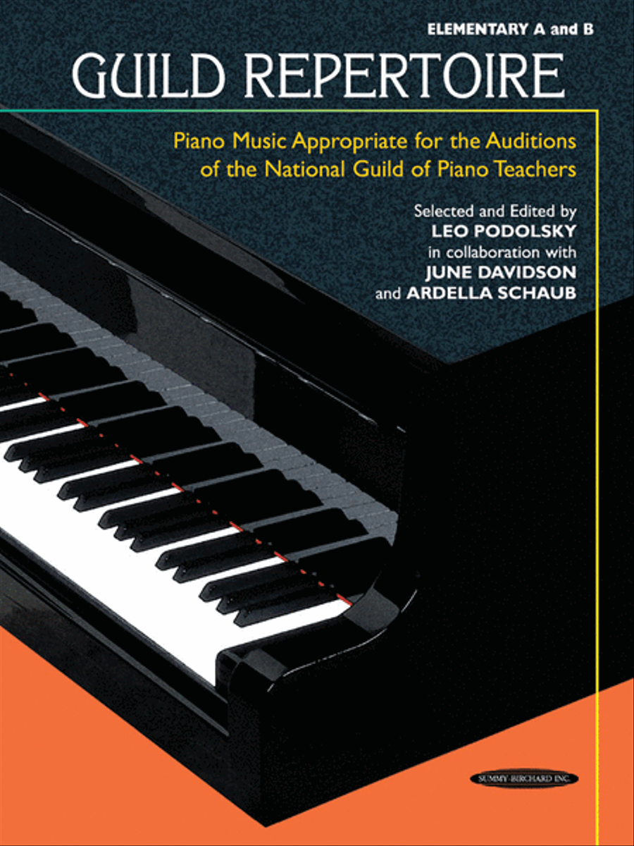 Guild Repertoire - Elementary A and B Piano Method scores gallery preview page 1