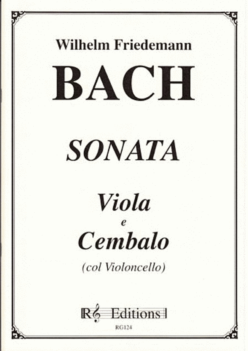 Sonata fur Viola & Cembalo