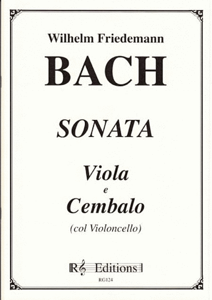 Sonata fur Viola & Cembalo