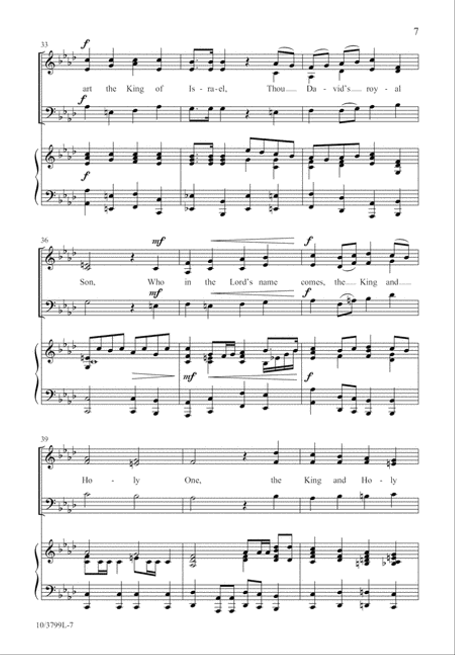 The King of Glory The King of Glory 3-Part scores gallery preview page 7